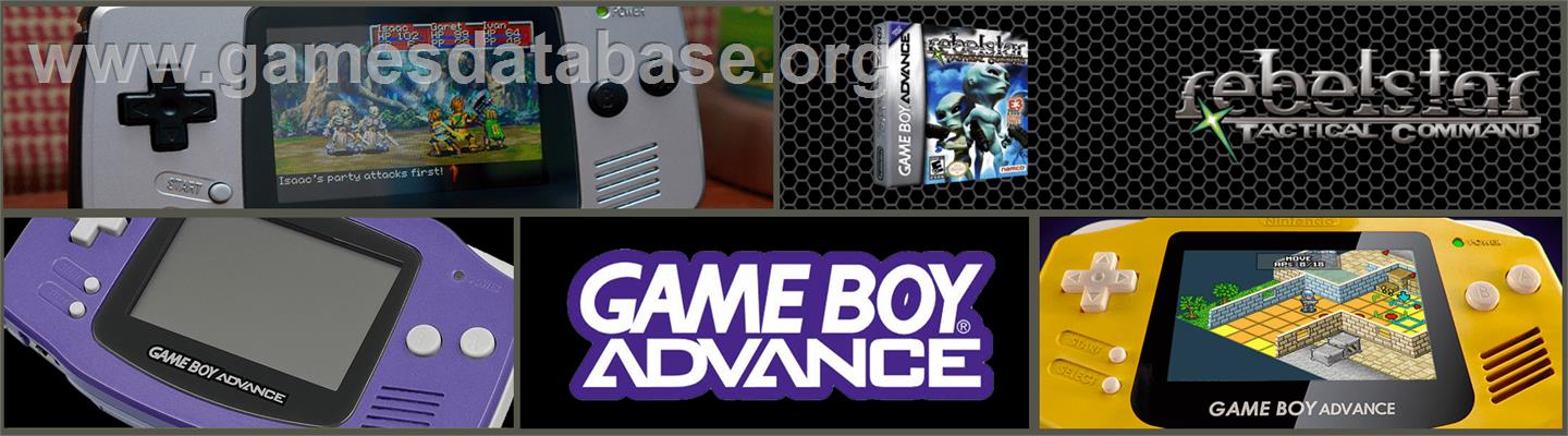 Rebelstar: Tactical Command - Nintendo Game Boy Advance - Artwork - Marquee