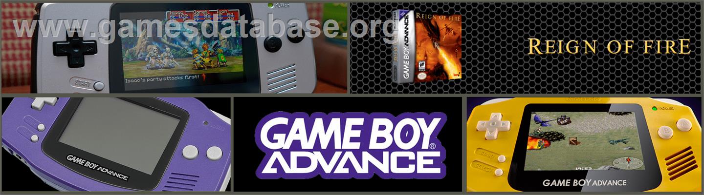 Reign Of Fire - Nintendo Game Boy Advance - Artwork - Marquee