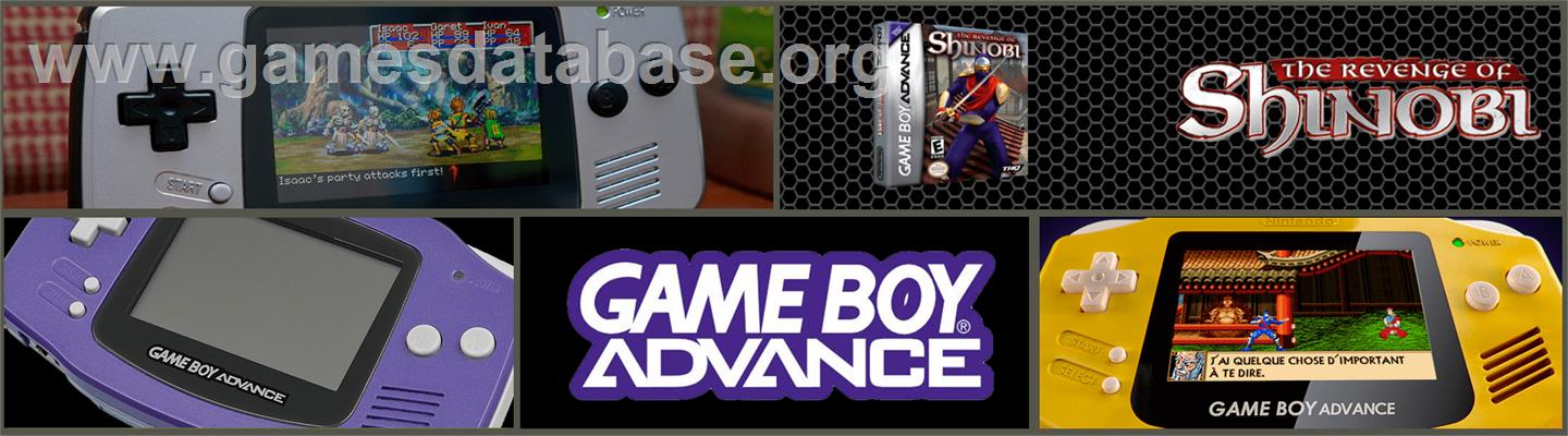Revenge of Shinobi, The - Nintendo Game Boy Advance - Artwork - Marquee