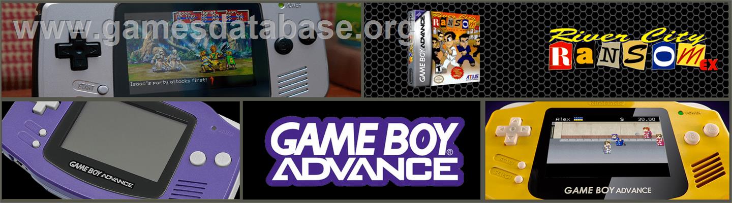 River City Ransom Ex - Nintendo Game Boy Advance - Artwork - Marquee