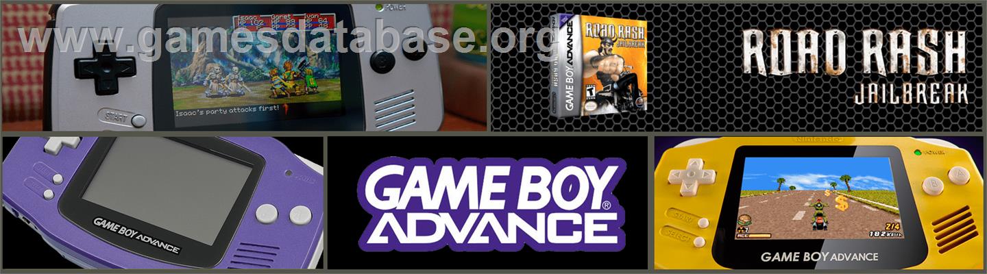Road Rash - Jailbreak - Nintendo Game Boy Advance - Artwork - Marquee