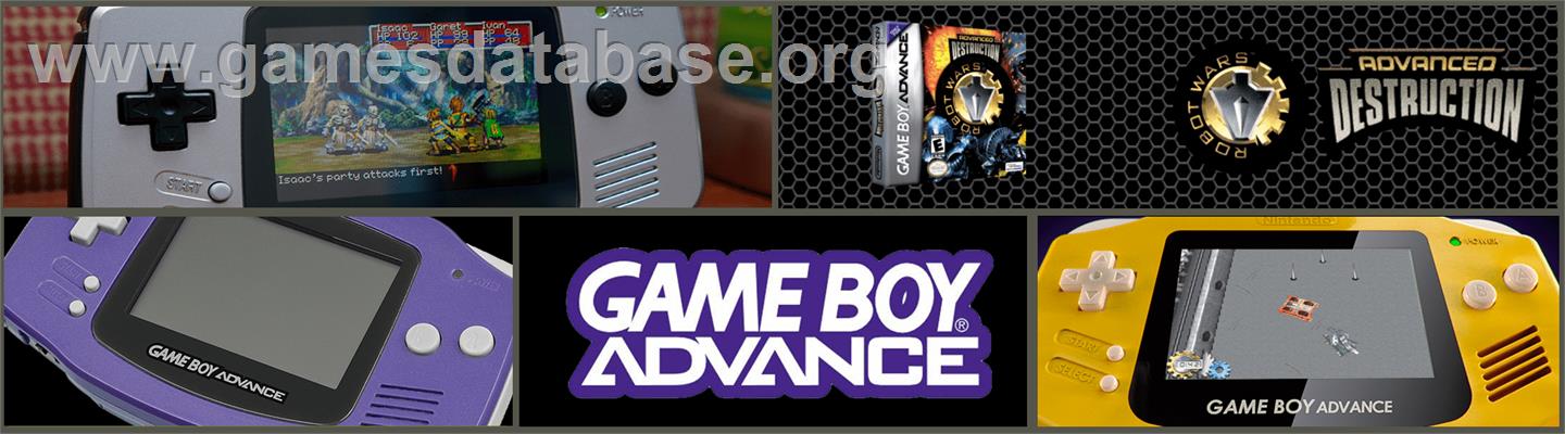 Robot Wars - Advanced Destruction - Nintendo Game Boy Advance - Artwork - Marquee