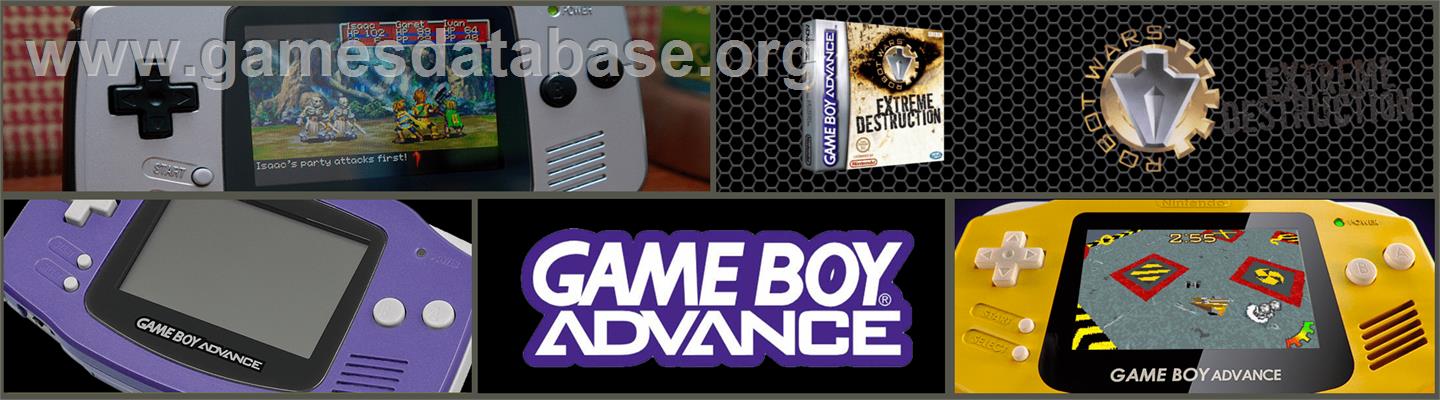 Robot Wars - Extreme Destruction - Nintendo Game Boy Advance - Artwork - Marquee