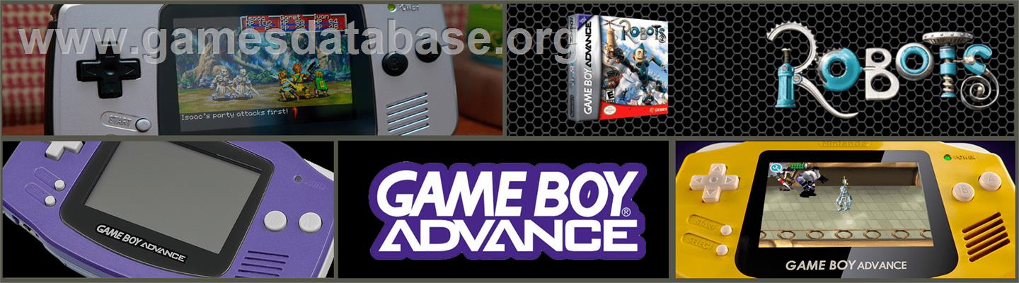 Robots - Nintendo Game Boy Advance - Artwork - Marquee