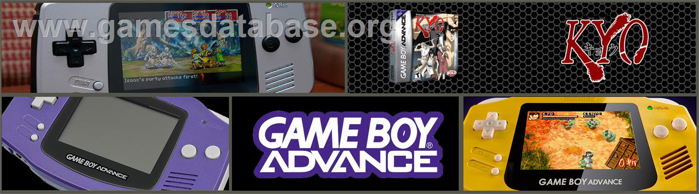 Samurai Deeper Kyo - Nintendo Game Boy Advance - Artwork - Marquee
