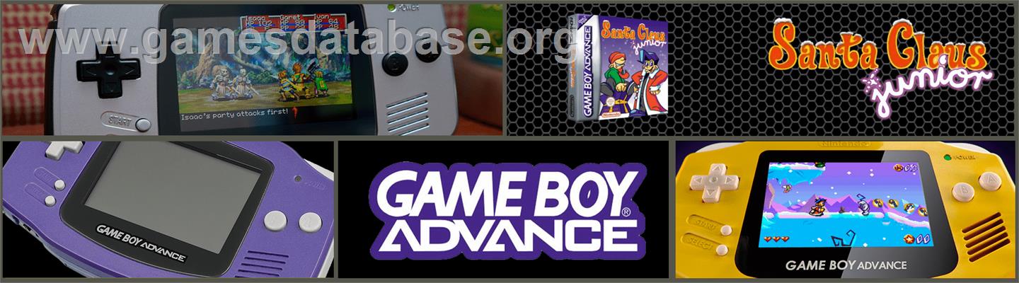 Santa Claus Jr. Advance - Nintendo Game Boy Advance - Artwork - Marquee