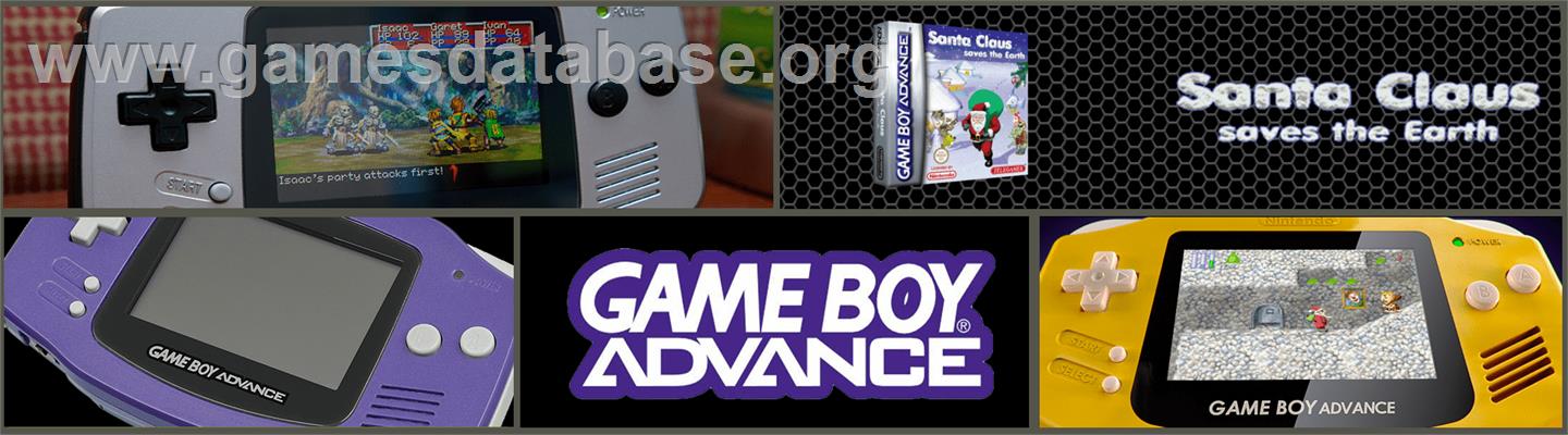 Santa Claus Saves The Earth - Nintendo Game Boy Advance - Artwork - Marquee