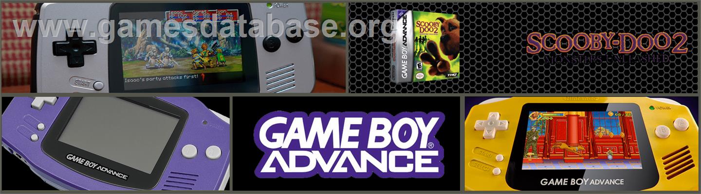 Scooby-doo 2 - Monsters Unleashed - Nintendo Game Boy Advance - Artwork - Marquee