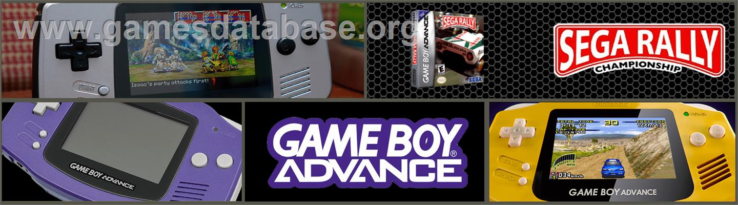 Sega Rally Championship - Nintendo Game Boy Advance - Artwork - Marquee