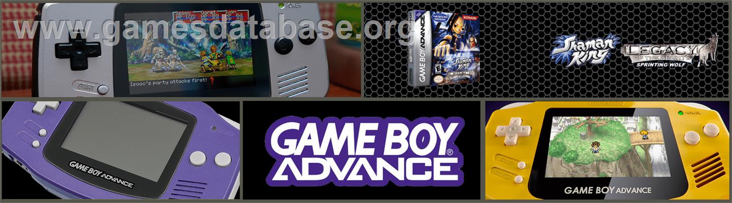 Shaman King - Legacy Of The Spirits - Sprinting Wolf - Nintendo Game Boy Advance - Artwork - Marquee