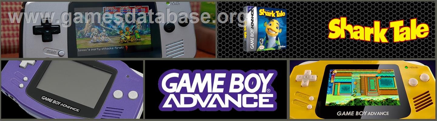 Shark Tale - Nintendo Game Boy Advance - Artwork - Marquee