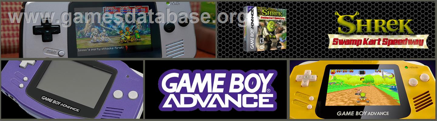 Shrek: Swamp Kart Speedway - Nintendo Game Boy Advance - Artwork - Marquee