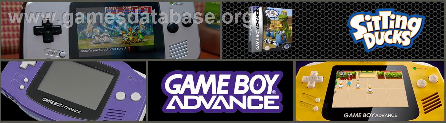 Sitting Ducks - Nintendo Game Boy Advance - Artwork - Marquee