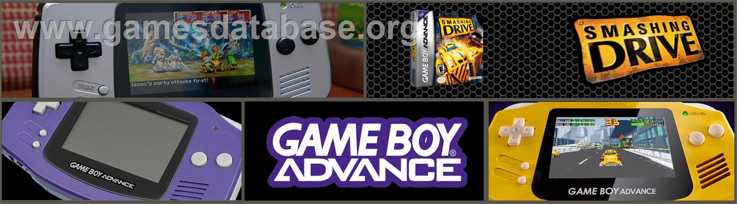 Smashing Drive - Nintendo Game Boy Advance - Artwork - Marquee