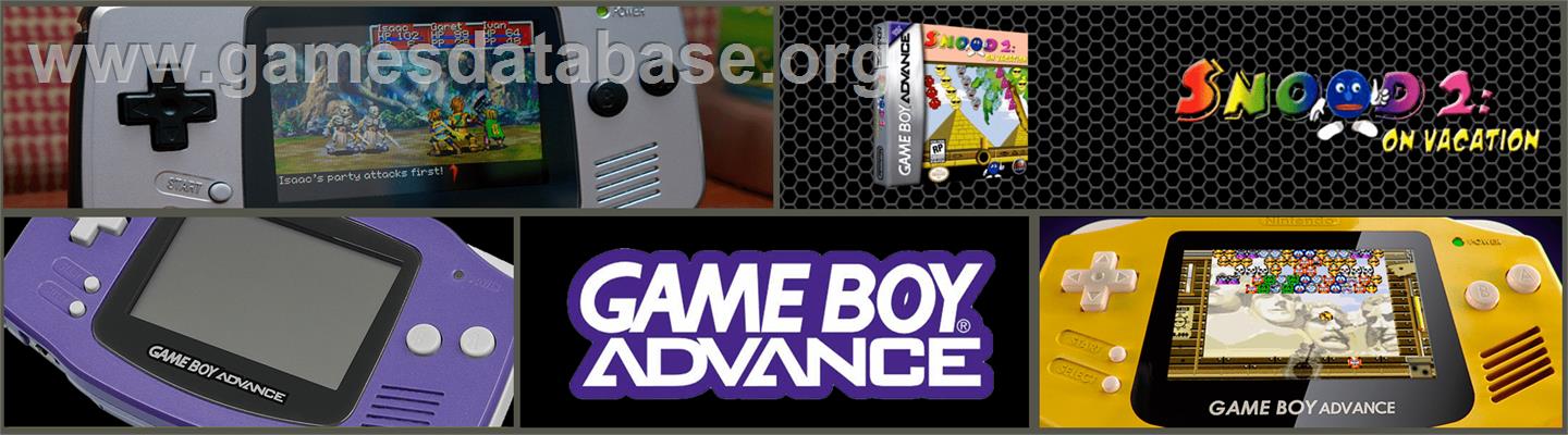 Snood 2: On Vacation - Nintendo Game Boy Advance - Artwork - Marquee