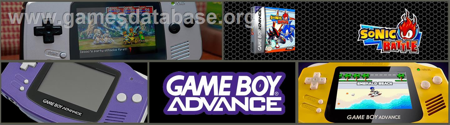 Sonic Battle - Nintendo Game Boy Advance - Artwork - Marquee