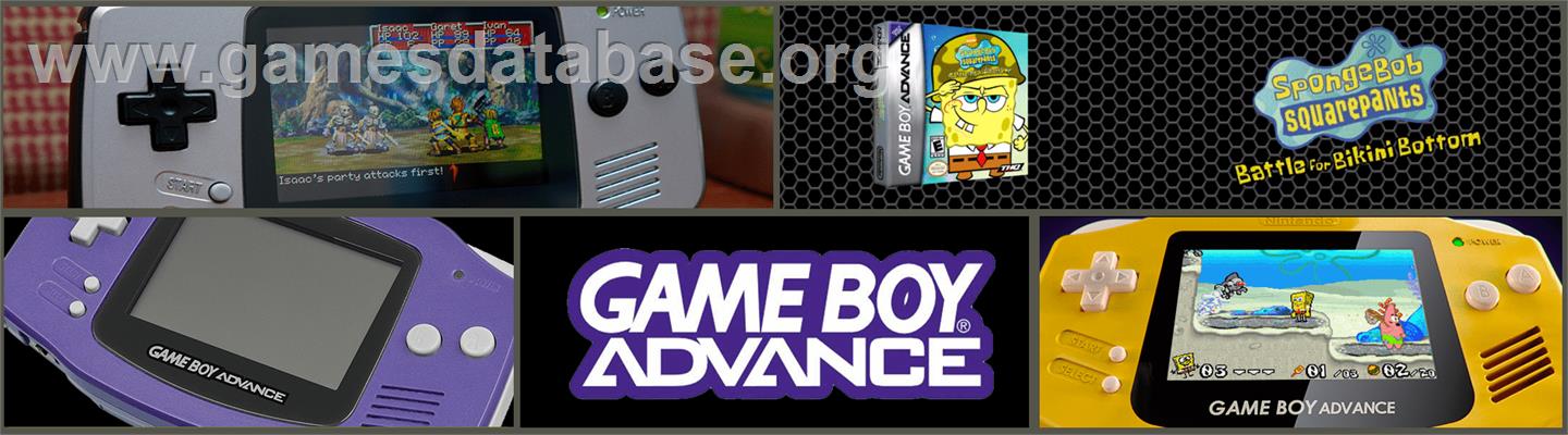 Spongebob Squarepants - Battle For Bikini Bottom - Nintendo Game Boy Advance - Artwork - Marquee