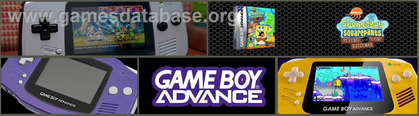 Spongebob Squarepants - Revenge Of The Flying Dutchman - Nintendo Game Boy Advance - Artwork - Marquee