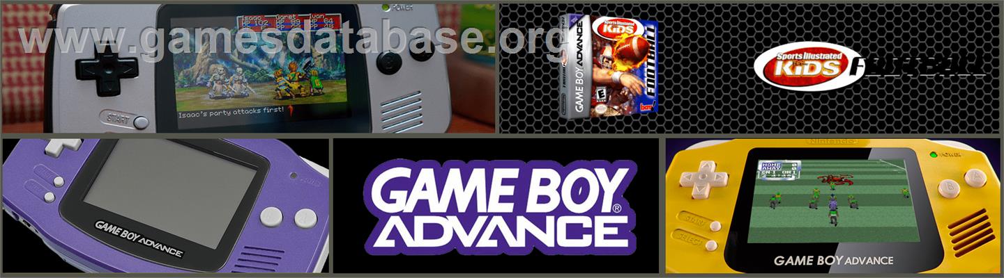 Sports Illustrated for Kids: Football - Nintendo Game Boy Advance - Artwork - Marquee