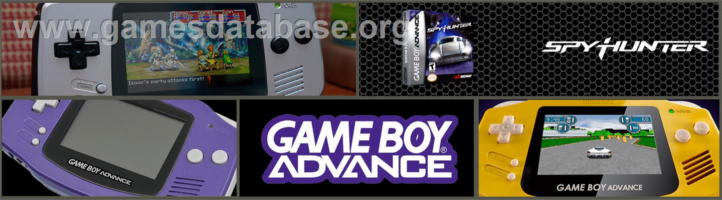 Spy Hunter - Nintendo Game Boy Advance - Artwork - Marquee