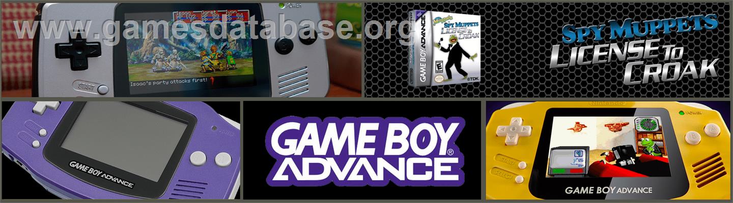 Spy Muppets: License To Croak - Nintendo Game Boy Advance - Artwork - Marquee