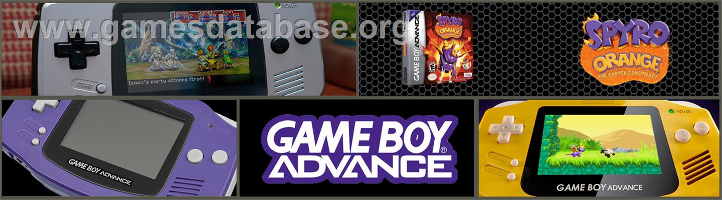 Spyro - Fusion - Nintendo Game Boy Advance - Artwork - Marquee