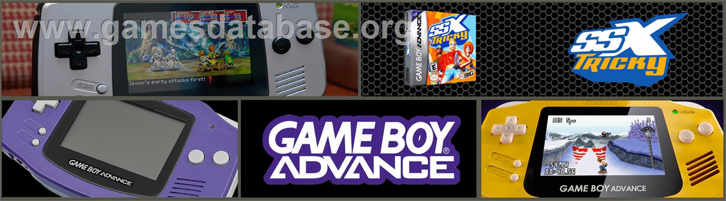 Ssx Tricky - Nintendo Game Boy Advance - Artwork - Marquee