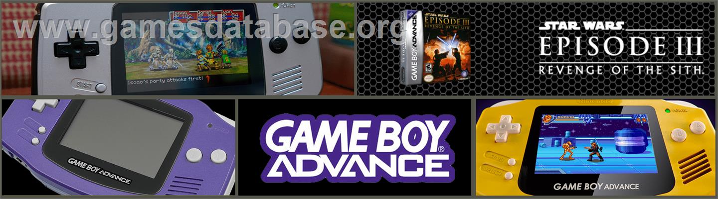 Star Wars: Episode III - Revenge of the Sith - Nintendo Game Boy Advance - Artwork - Marquee