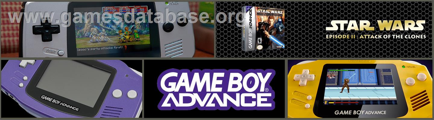 Star Wars: Episode II - Attack of the Clones - Nintendo Game Boy Advance - Artwork - Marquee