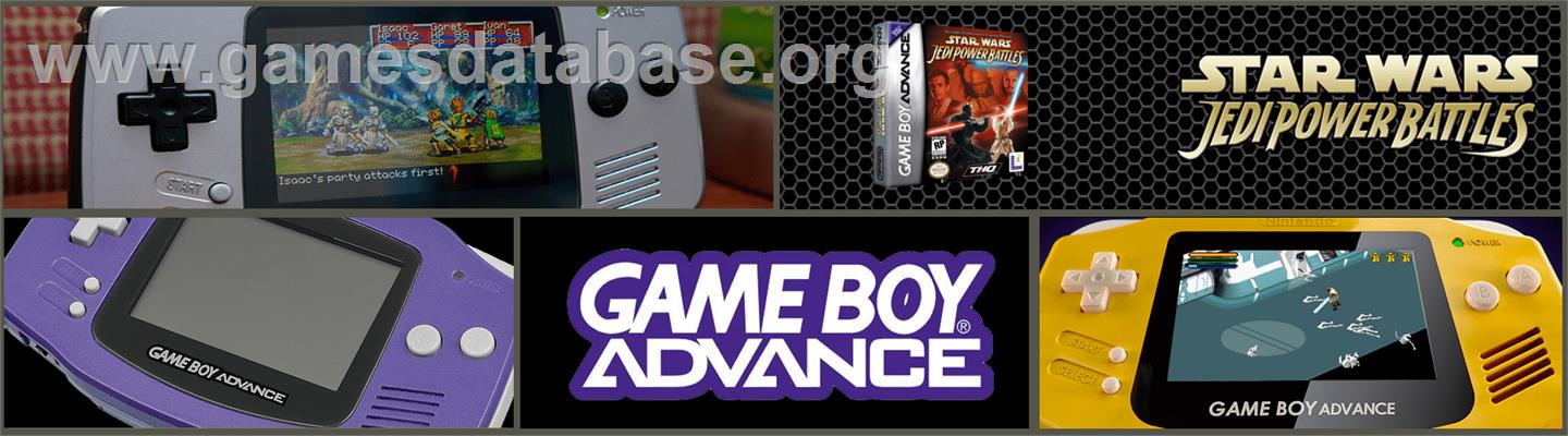 Star Wars: Episode I - Jedi Power Battles - Nintendo Game Boy Advance - Artwork - Marquee