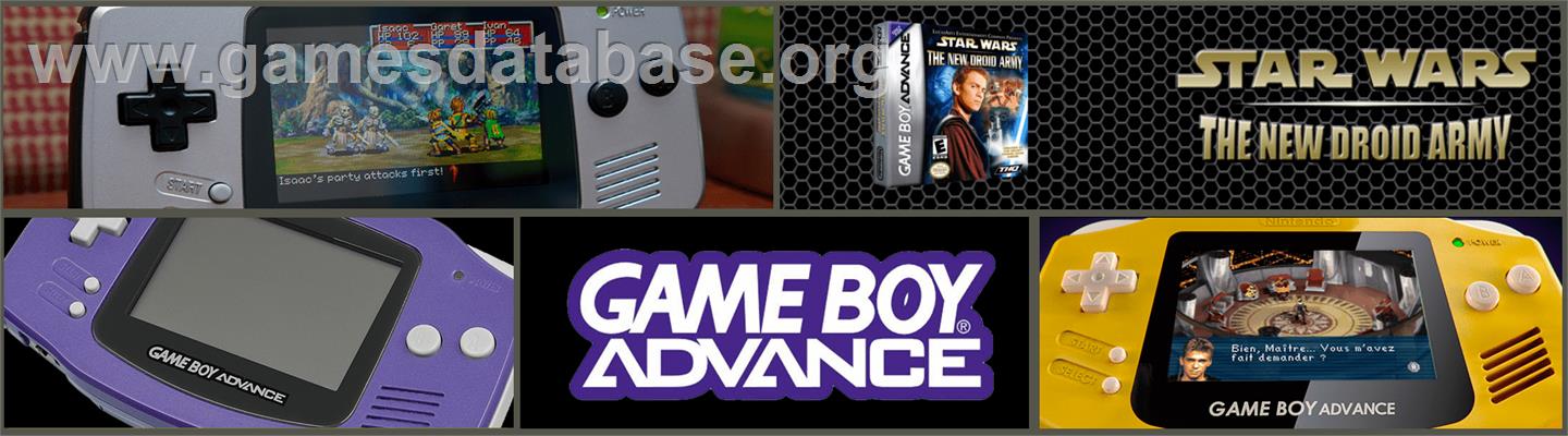 Star Wars: The New Droid Army - Nintendo Game Boy Advance - Artwork - Marquee