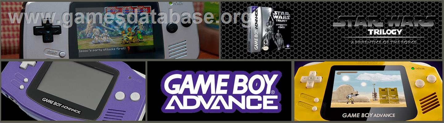Star Wars Trilogy: Apprentice of the Force - Nintendo Game Boy Advance - Artwork - Marquee