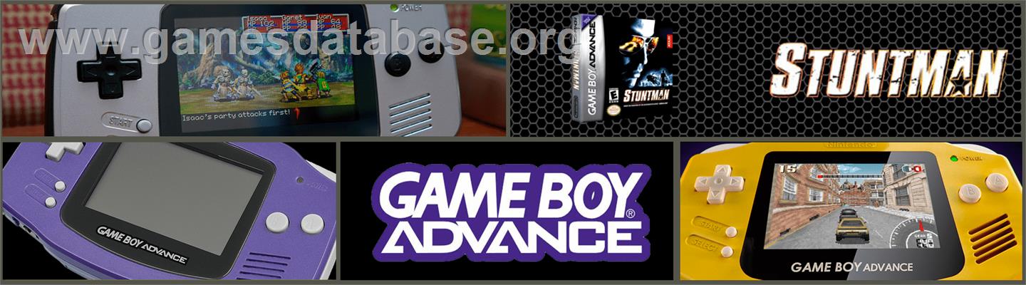 Stuntman - Nintendo Game Boy Advance - Artwork - Marquee