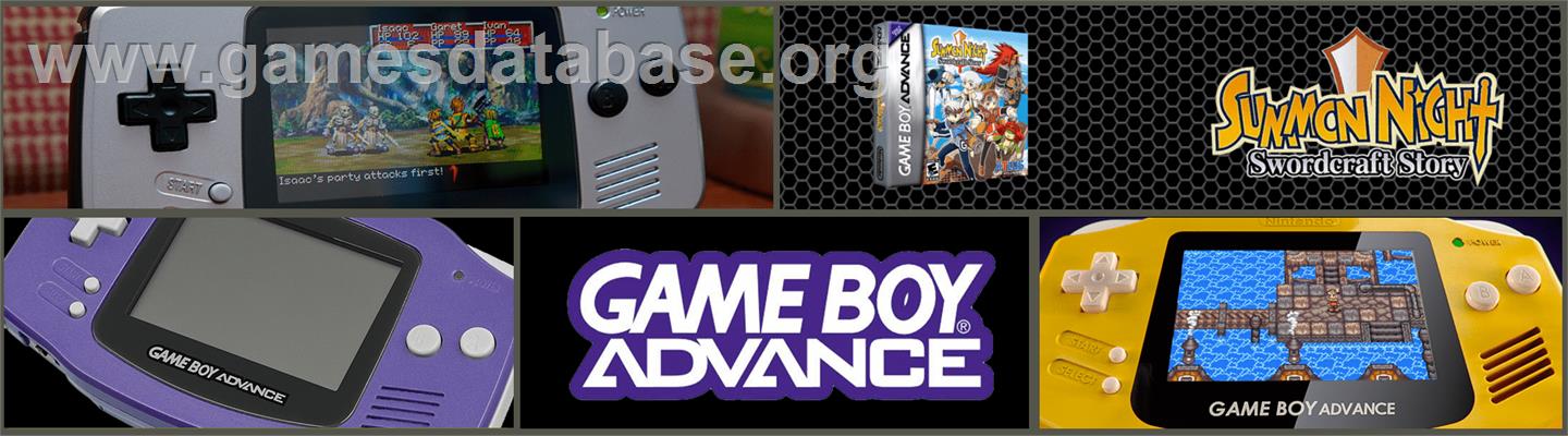 Summon Night: Swordcraft Story - Nintendo Game Boy Advance - Artwork - Marquee