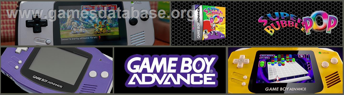 Super Bubble Pop - Nintendo Game Boy Advance - Artwork - Marquee