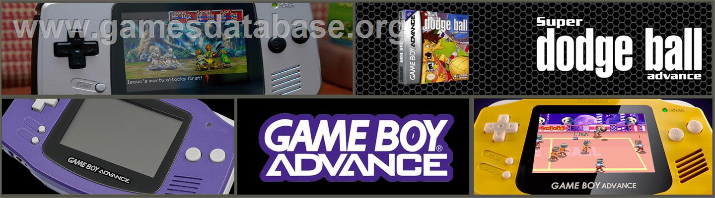 Super Dodge Ball Advance - Nintendo Game Boy Advance - Artwork - Marquee