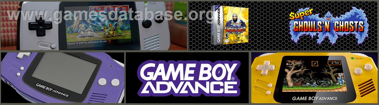 Super Ghouls 'N Ghosts - Nintendo Game Boy Advance - Artwork - Marquee