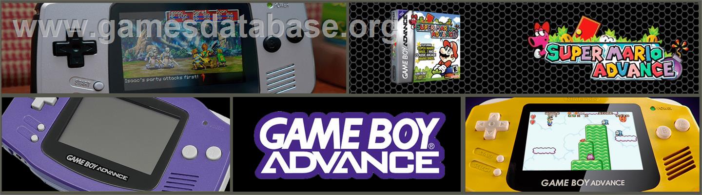 Super Mario Advance - Nintendo Game Boy Advance - Artwork - Marquee