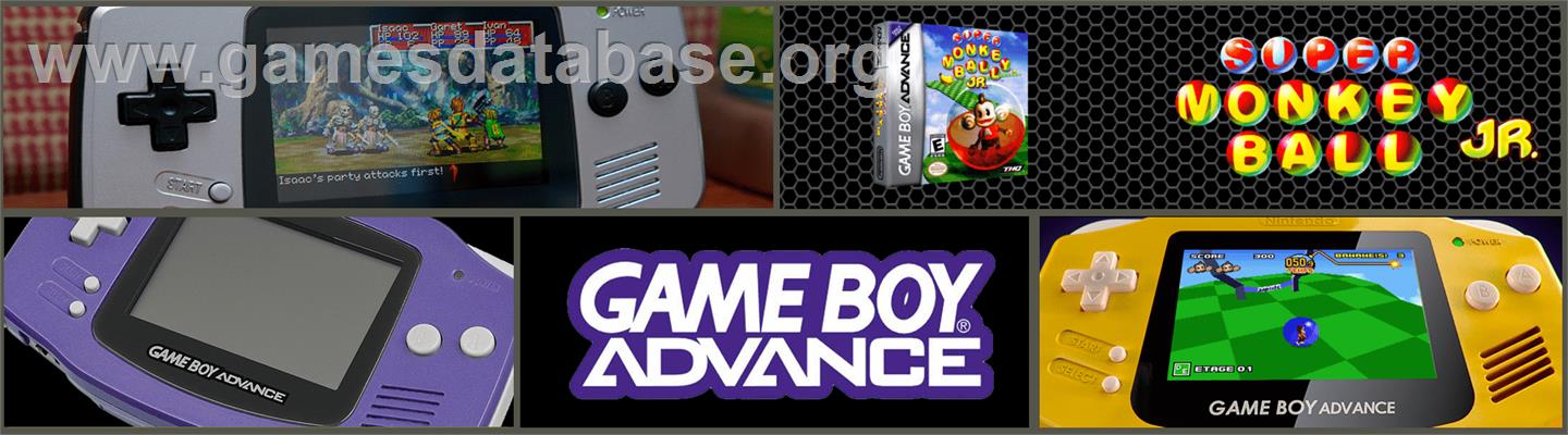 Super Monkey Ball Jr. - Nintendo Game Boy Advance - Artwork - Marquee