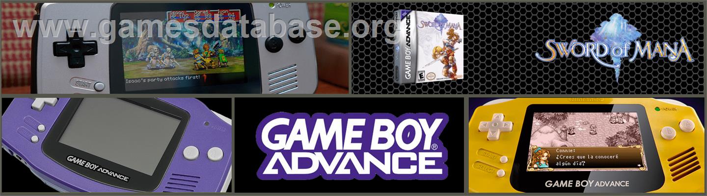Sword of Mana - Nintendo Game Boy Advance - Artwork - Marquee