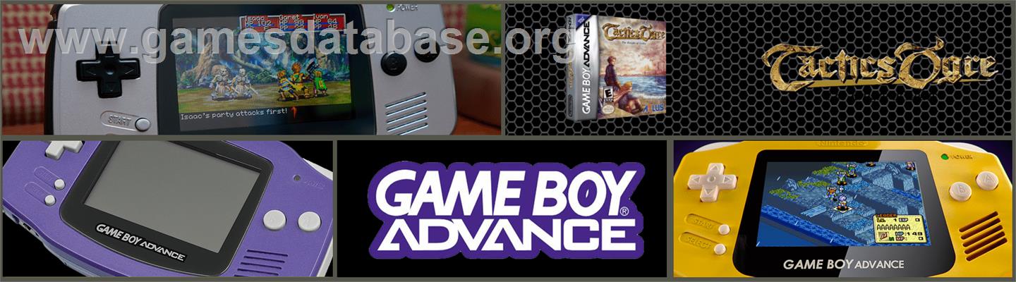 Tactics Ogre: The Knight of Lodis - Nintendo Game Boy Advance - Artwork - Marquee