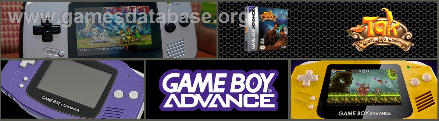 Tak - The Great Juju Challenge - Nintendo Game Boy Advance - Artwork - Marquee
