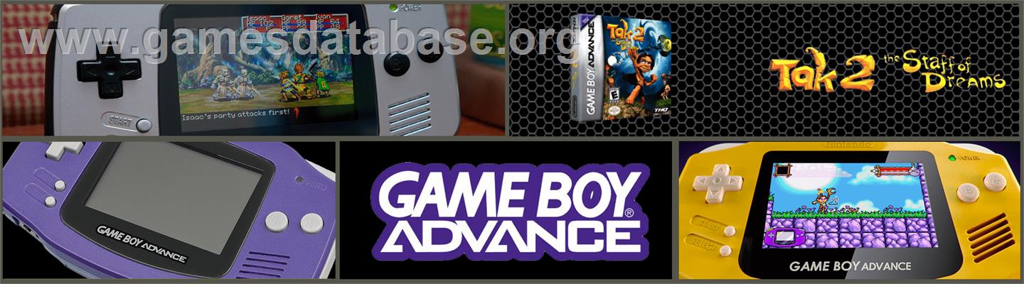 Tak 2: The Staff of Dreams - Nintendo Game Boy Advance - Artwork - Marquee