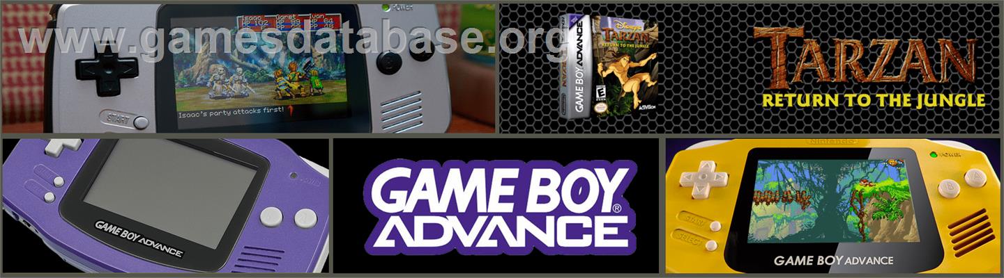 Tarzan: Return to the Jungle - Nintendo Game Boy Advance - Artwork - Marquee