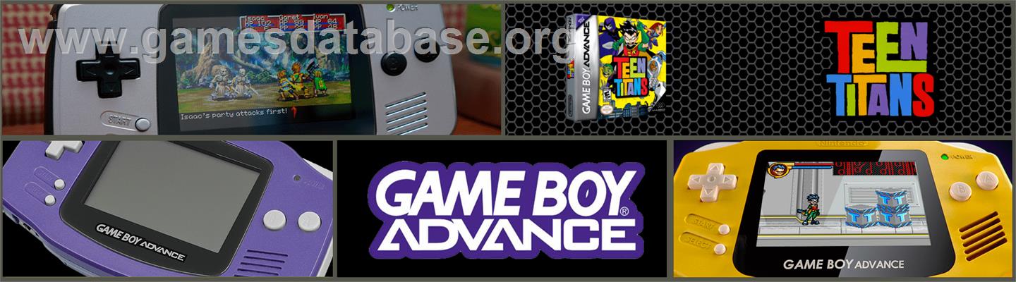 Teen Titans - Nintendo Game Boy Advance - Artwork - Marquee