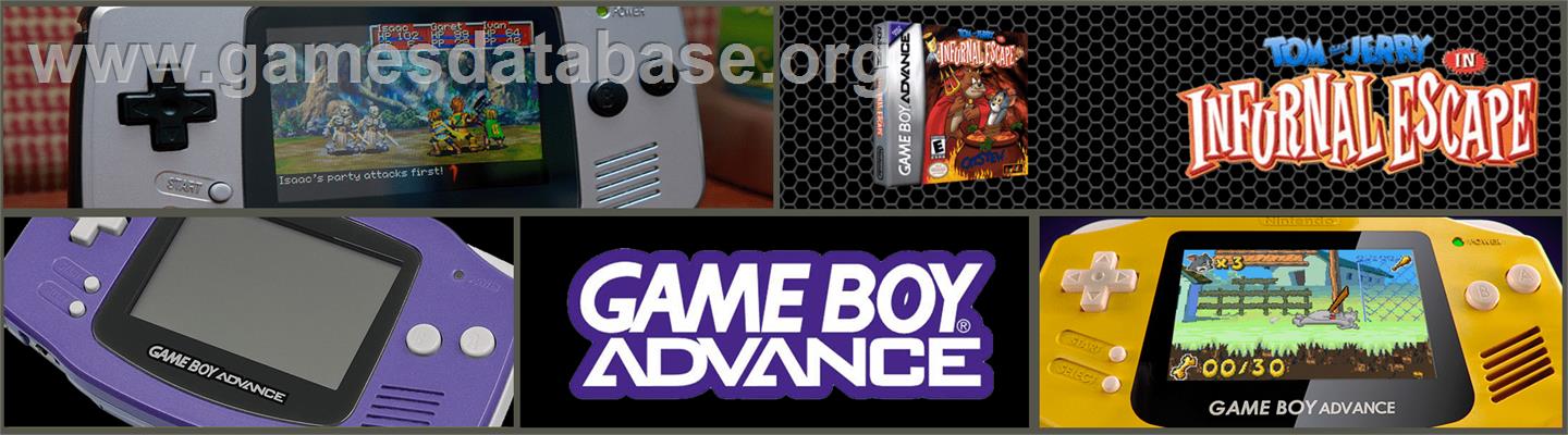 Tom And Jerry In Infurnal Escape - Nintendo Game Boy Advance - Artwork - Marquee
