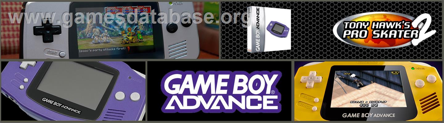 Tony Hawk's Pro Skater 2 - Nintendo Game Boy Advance - Artwork - Marquee
