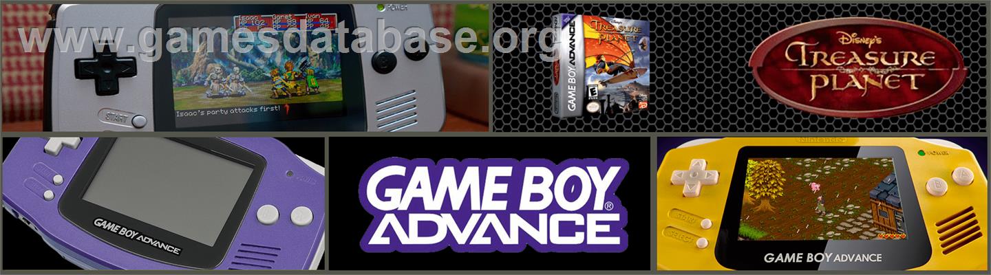 Treasure Planet - Nintendo Game Boy Advance - Artwork - Marquee