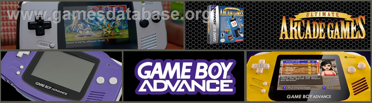 Ultimate Arcade Games - Nintendo Game Boy Advance - Artwork - Marquee