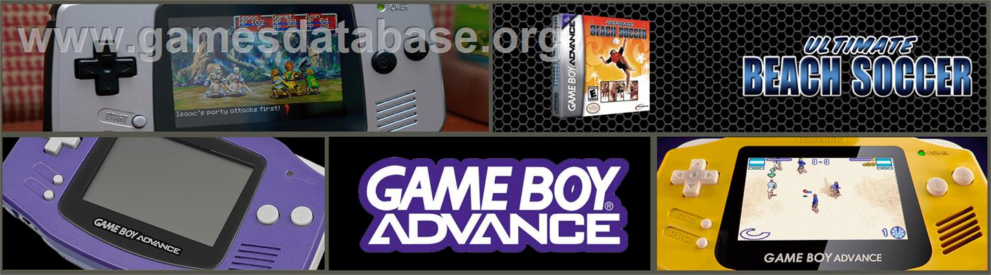 Ultimate Beach Soccer - Nintendo Game Boy Advance - Artwork - Marquee